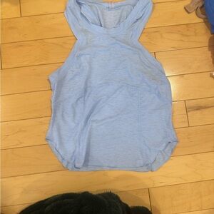 Free People Sky Blue Tank Top
